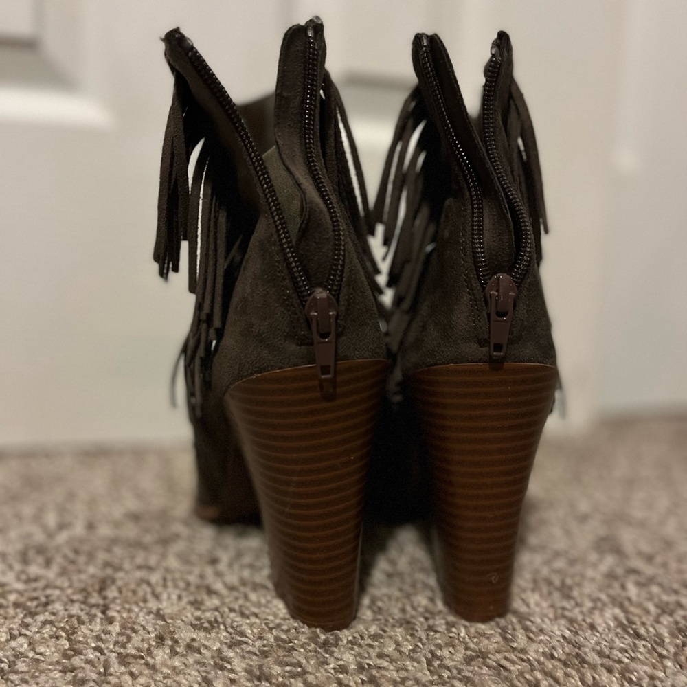 Fringe Booties - Picture 2 of 3